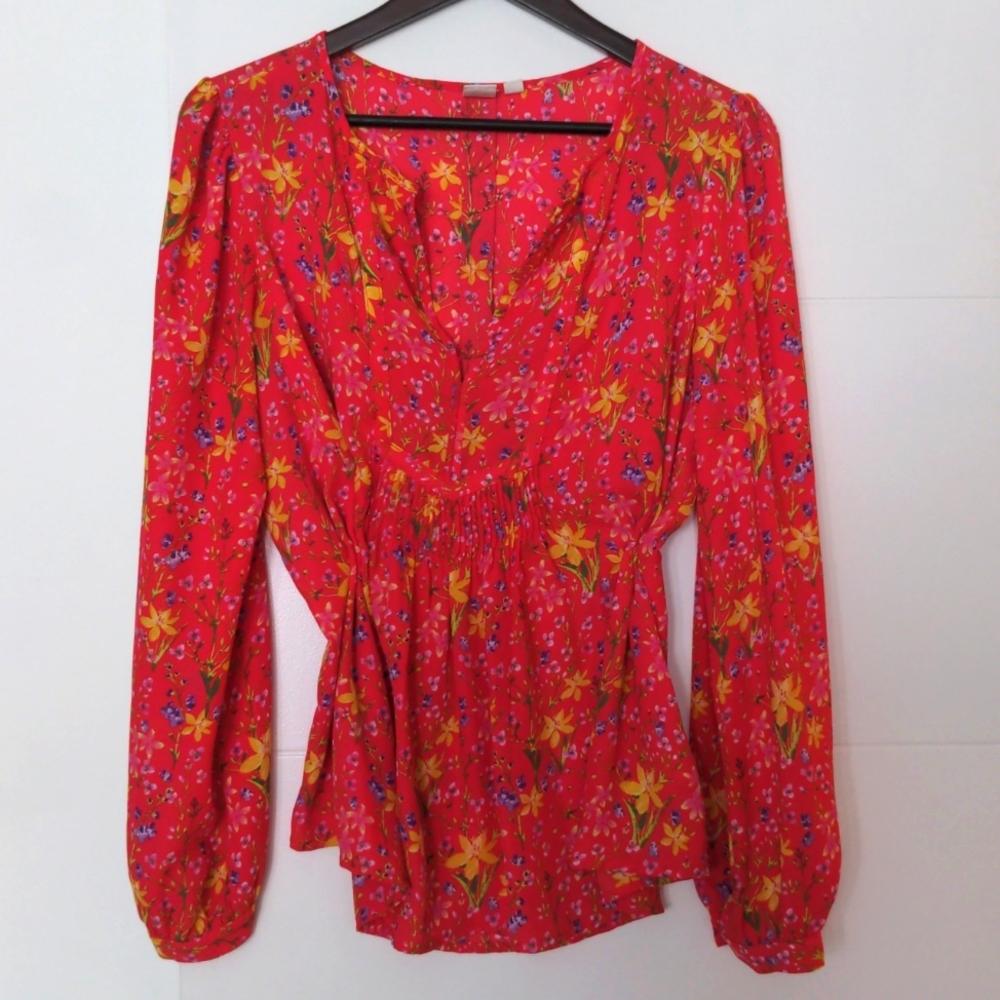 GAP flower blouse, size L